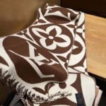 Louis Vuitton Unisex LV Medallion Scarf Brown Wool Jacquard M79215 - immagine 4