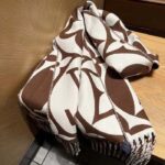 Louis Vuitton Unisex LV Medallion Scarf Brown Wool Jacquard M79215 - immagine 5