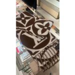 Louis Vuitton Unisex LV Medallion Scarf Brown Wool Jacquard M79215 - immagine 6