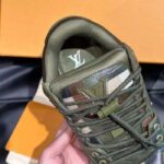Louis Vuitton Unisex LV Trainer Maxi Sneaker Khaki Green Calf Leather 1ACNCZ - Image 8