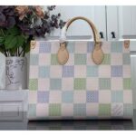 Louis Vuitton Unisex OnTheGo MM Tote Damier Monogram Coated Canvas N40518 - Image 2