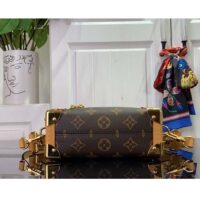 Louis Vuitton Unisex Pico Side Trunk Brown Monogram Coated Canvas M83018 (8)