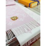 Louis Vuitton Unisex Precious Dragon LV Essential Scarf Pink Wool M79522 - Image 3