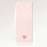 Louis Vuitton Unisex Precious Dragon LV Essential Scarf Pink Wool M79522