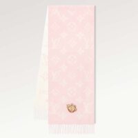 Louis Vuitton Unisex Precious Dragon LV Essential Scarf Pink Wool M79522