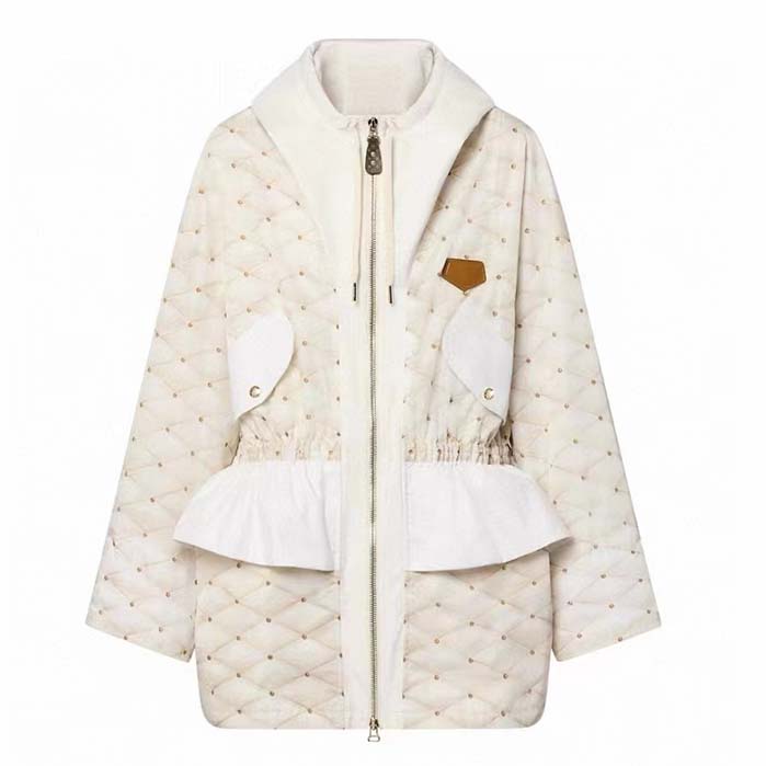 Louis Vuitton Women LV 3D Malletage Print Pajama Jacket Silk