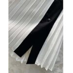 Louis Vuitton Women LV Bow Detail Pleated Wrap Skirt White 1AFFX3 - Image 8