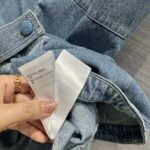 Louis Vuitton Women LV Denim Button Tab Pleat Dress Cotton Blue 1AFLXY - Bild 10