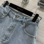 Louis Vuitton Women LV Denim Carpenter Shorts Cotton Blue 1AFPDU – Bild 7
