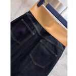 Louis Vuitton Women LV Eyelet Belt Denim Skirt Navy 1AFGNY - immagine 4