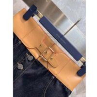 Louis Vuitton Women LV Eyelet Belt Denim Skirt Navy 1AFGNY (13)