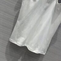 Louis Vuitton Women LV Eyelet Tab Tank Top White Cotton 1AFKP5 (1)