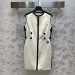 Louis Vuitton Women LV Fitted Scuba Dress Eggshell Beige 1AFF99 - Bild 2