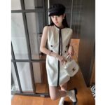 Louis Vuitton Women LV Fitted Scuba Dress Eggshell Beige 1AFF99 - Bild 11