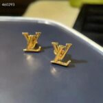 Louis Vuitton Women LV Iconic Earrings Gold-Color Initials M00743 - Image 7