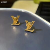 Louis Vuitton Women LV Iconic Earrings Gold-Color Initials M00743 (3)