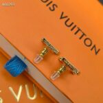 Louis Vuitton Women LV Iconic Earrings Gold-Color Initials M00743 - Image 8