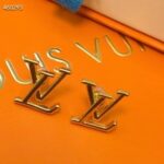 Louis Vuitton Women LV Iconic Earrings Gold-Color Initials M00743 - Image 2