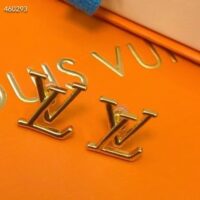 Louis Vuitton Women LV Iconic Earrings Gold-Color Initials M00743 (3)