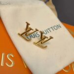 Louis Vuitton Women LV Iconic Earrings Gold-Color Initials M00743 - Image 4
