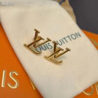 Louis Vuitton Women LV Iconic Earrings Gold-Color Initials M00743 (3)