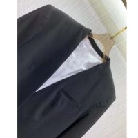 Louis Vuitton Women LV Jewel Button Tuxedo Jacket Black (6)