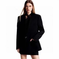 Louis Vuitton Women LV Jewel Button Tuxedo Jacket Black (6)
