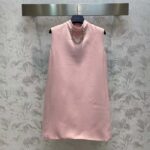Louis Vuitton Women LV Mock-Neck Straight Dress Light Pink 1AFCHR - Bild 2