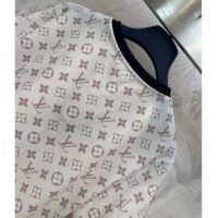 Louis Vuitton Women LV Monogram Crop Top Cotton Beige 1AFON5