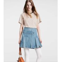 Louis Vuitton Women LV Monogram Crop Top Cotton Beige 1AFON5