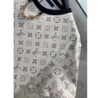 Louis Vuitton Women LV Monogram Crop Top Cotton Beige 1AFON5