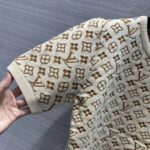 Louis Vuitton Women LV Monogram Jacquard Knit Top Wool Ecru 1AFEEU - Image 8