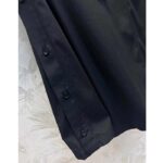 Louis Vuitton Women LV Monogram Lavaliere Button Sleeve Blouse Black 1AFCAV - immagine 9