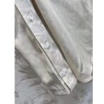 Louis Vuitton Women LV Monogram Lavaliere Button Sleeve Blouse White - Bild 7