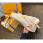 Louis Vuitton Women LV Neverfull MM Peach Damier Giant Coated Canvas N40668 - Image 6