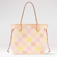 Louis Vuitton Women LV Neverfull MM Peach Damier Giant Coated Canvas N40668 (3)