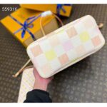 Louis Vuitton Women LV Neverfull MM Peach Damier Giant Coated Canvas N40668 - Image 5