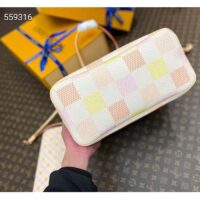 Louis Vuitton Women LV Neverfull MM Peach Damier Giant Coated Canvas N40668 (3)