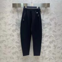 Louis Vuitton Women LV Scuba Pants Black Regular Fit 1AFFLI (10)