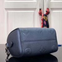 Louis Vuitton Women LV Speedy Bandoulière 20 Blue Cowhide Leather M46484 (4)