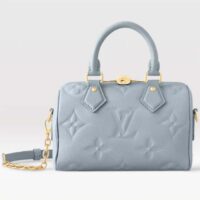 Louis Vuitton Women LV Speedy Bandoulière 20 Blue Cowhide Leather M46484