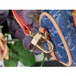 Louis Vuitton Women Micro Speedy Bag Charm Monogram Denim Canvas M01701 – Image 9