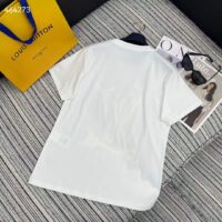 Louis Vuitton Women Nautical LV T-Shirt Cotton White 1AFMZ4 (6)