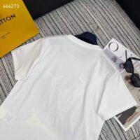 Louis Vuitton Women Nautical LV T-Shirt Cotton White 1AFMZ4 (6)