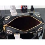 Louis Vuitton Women Speedy Bandoulière 25 Black Embossed Grained Cowhide M58947 - Imagen 6