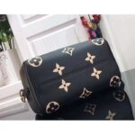 Louis Vuitton Women Speedy Bandoulière 25 Black Embossed Grained Cowhide M58947 - Imagen 4
