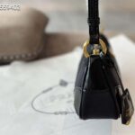 Prada Women Re-Edition 2002 Re-Nylon Brushed Leather Shoulder Bag Black - Bild 5