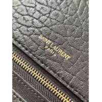 Saint Laurent YSL Women Calypso Large Grained Lambskin Black Brass (5)