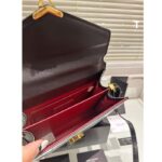 Saint Laurent YSL Women Cassandra Mini Top Handle Bag Crocodile Shiny Leather – Image 10