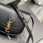 Saint Laurent YSL Women Kaia Small Satchel Smooth Calfskin Black Leather - immagine 7